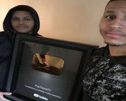 The channel has earned a golden play button in March 2018 The channel has earned a golden play button in March 2018.